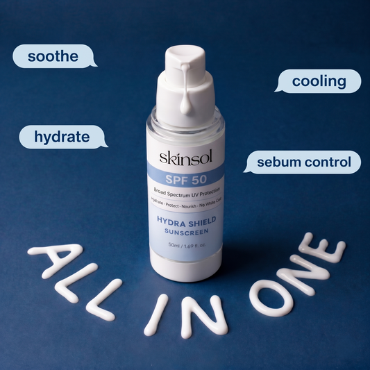 HydraShield SPF 50 – Lightweight Daily Sunscreen (50ml)